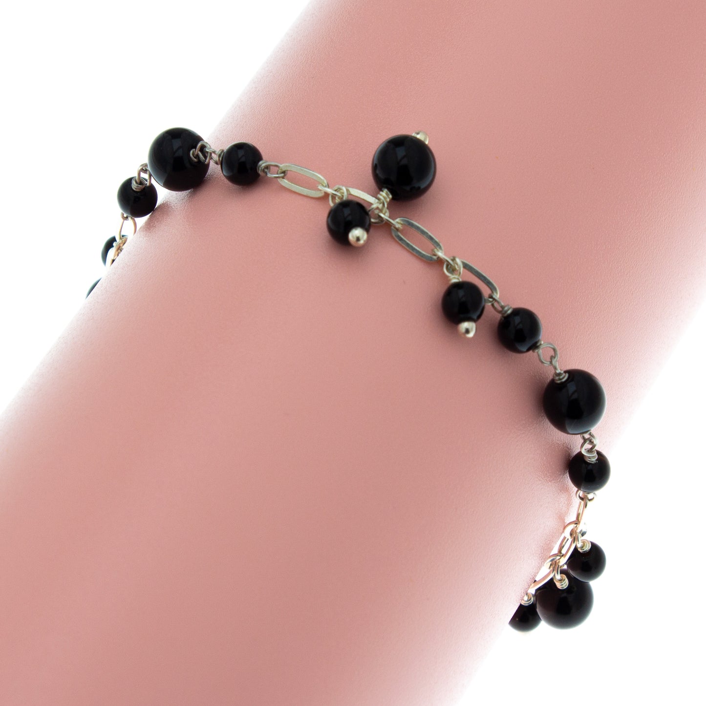 Bracciale in argento 925/ooo, Pietre preziose