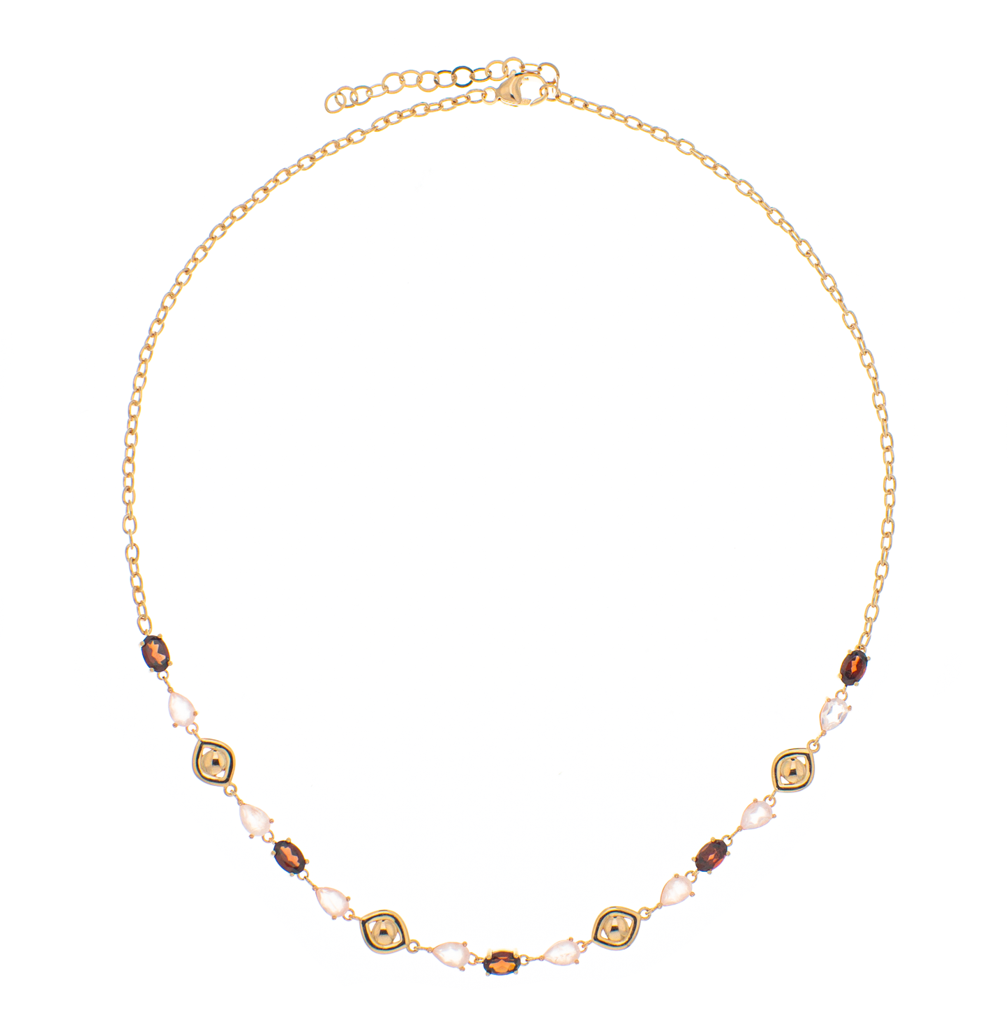 Girocolli in argento 925/ooo, pietre preziose