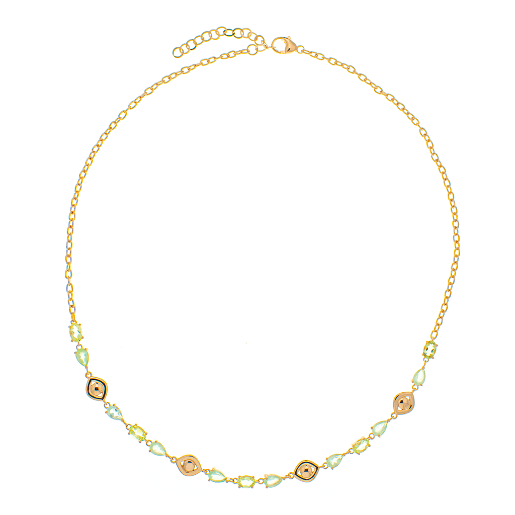 Girocolli in argento 925/ooo, pietre preziose
