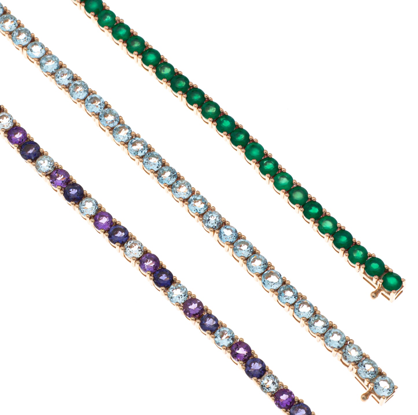 Braccialetti in argento 925/ooo & Pietre Preziose Naturali