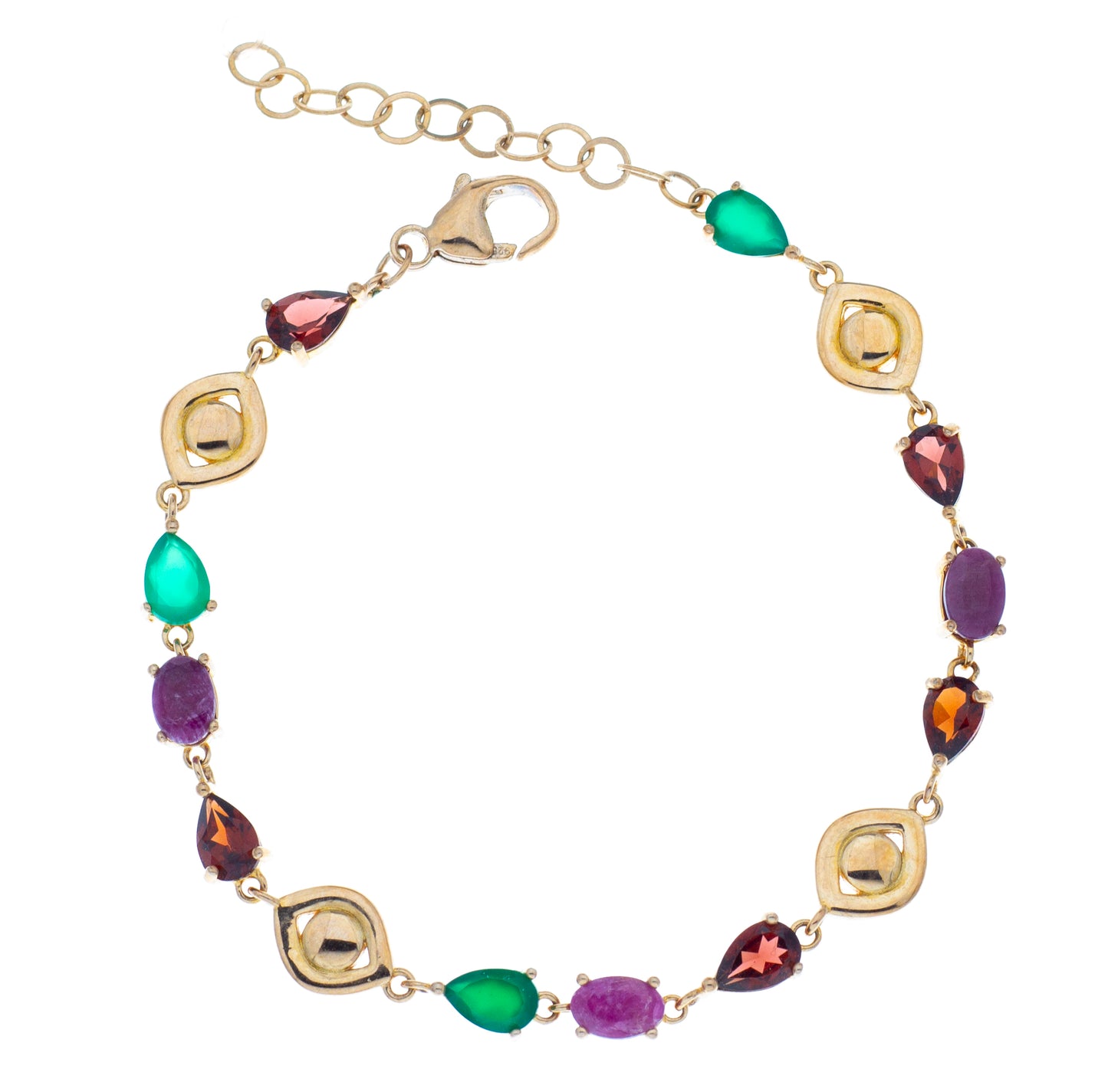 Braccialetti in argento 925/ooo pietre preziose