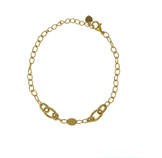 Bracciale in argento 925/ooo, pietre preziose