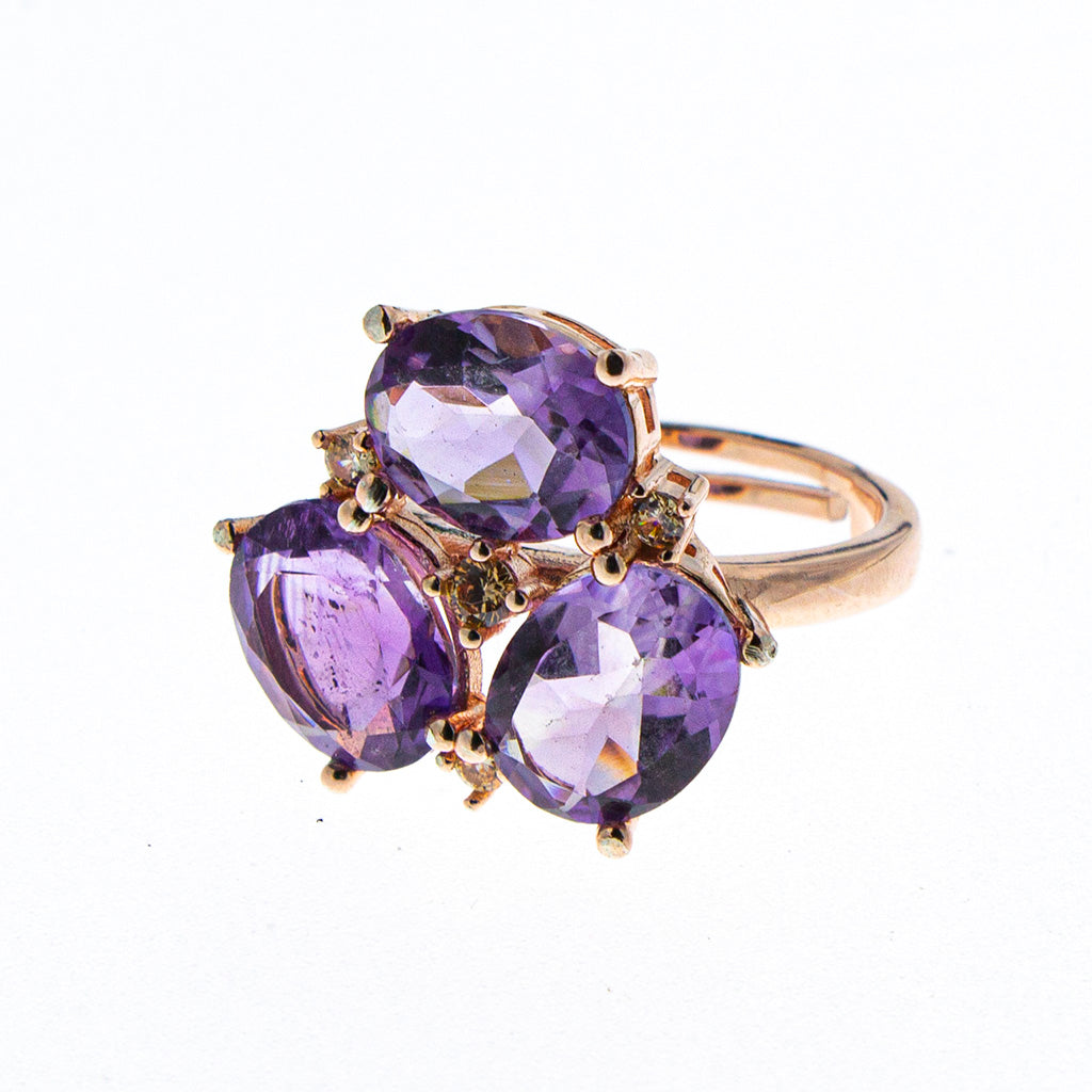 Anelli  in argento 925/ooo, pietre preziose