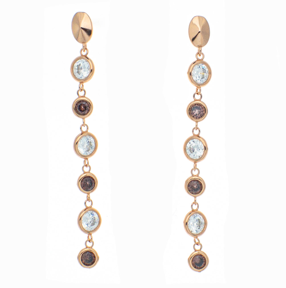 Orecchini in argento 925/ooo & zirconi