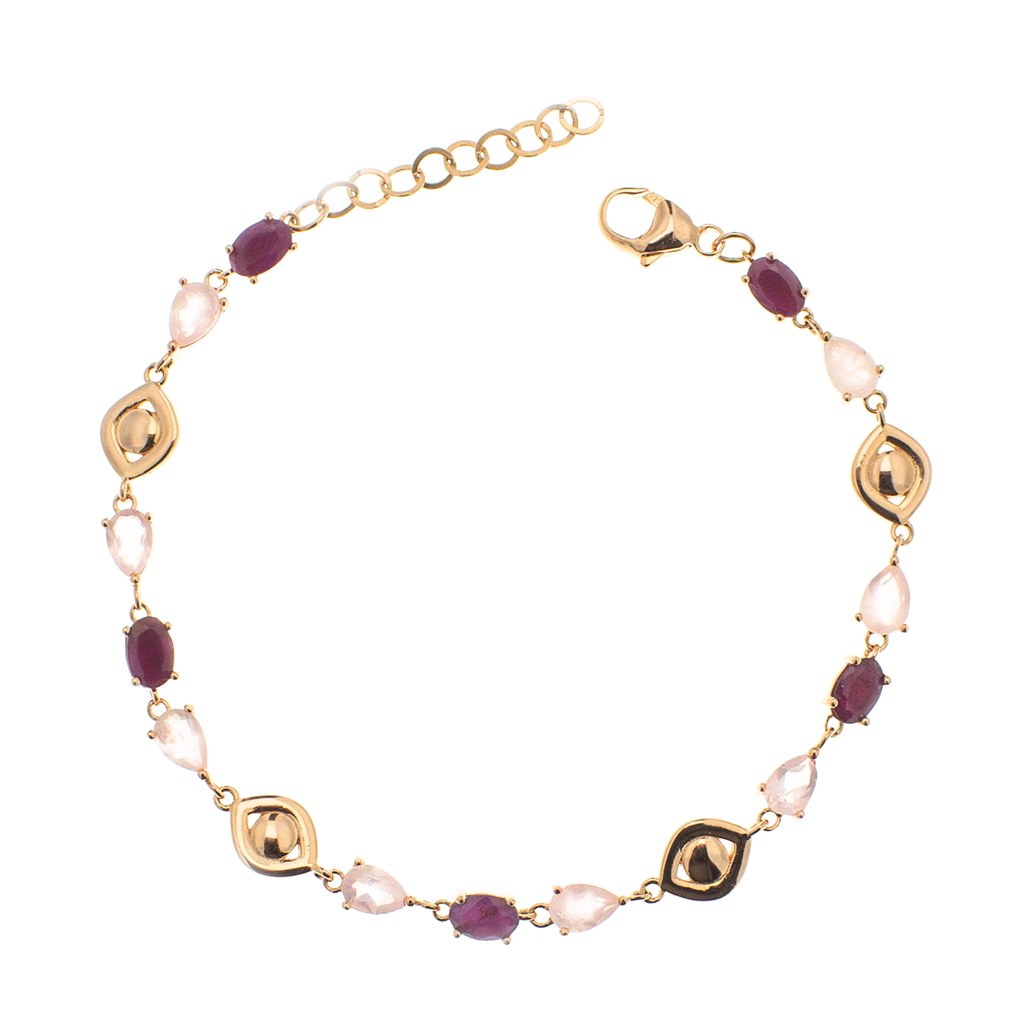 Braccialetti in argento 925/ooo pietre preziose