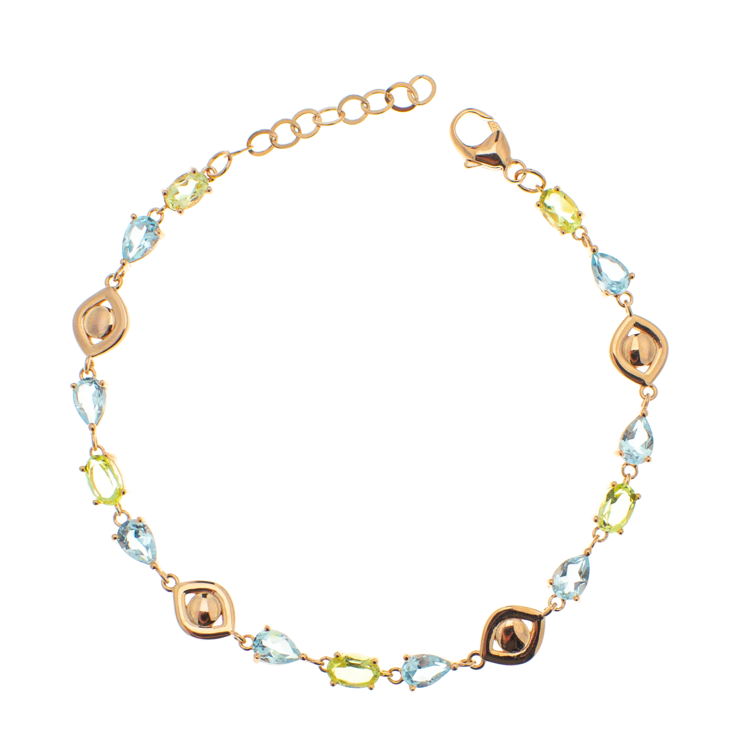 Braccialetti in argento 925/ooo pietre preziose